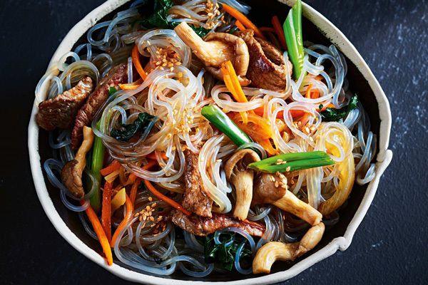 stir-fried glass noodle